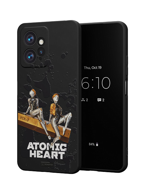 Силиконовый чехол для Xiaomi Redmi Note 12 (4G) "Atomic Heart: Боевые близняшки"