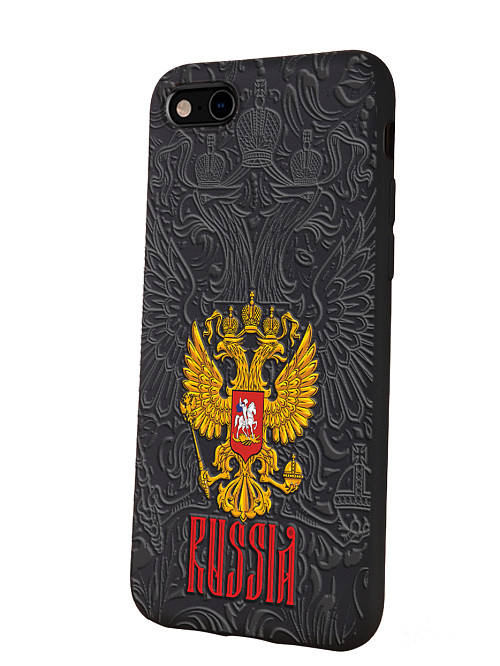 Силиконовый чехол для Apple iPhone 7 "Россия"