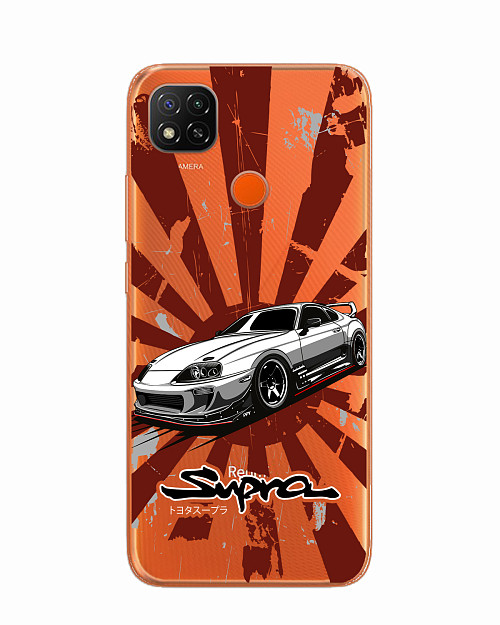 Силиконовый чехол для Xiaomi Redmi 9C Toyota Supra