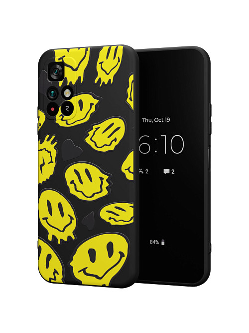 Силиконовый чехол для Poco M4 Pro (5G) "Smile"