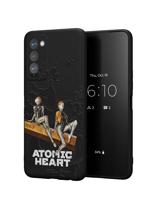 Силиконовый чехол для Tecno Camon 18/Camon 18T "Atomic Heart: Боевые близняшки"