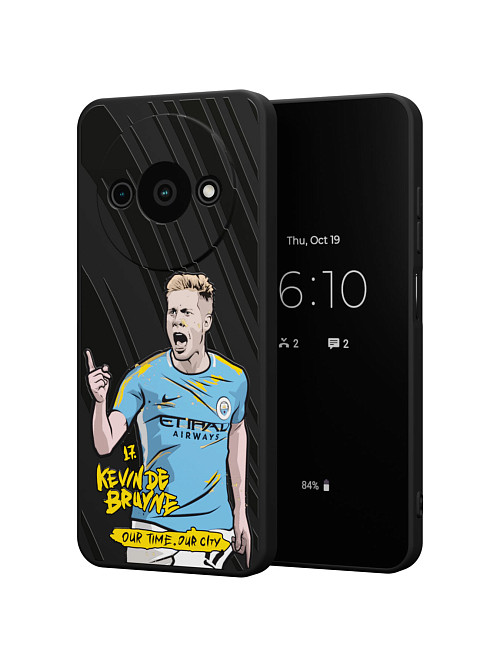 Силиконовый чехол для Xiaomi Redmi A3 "NOVEL: Kevin de Bruyne"