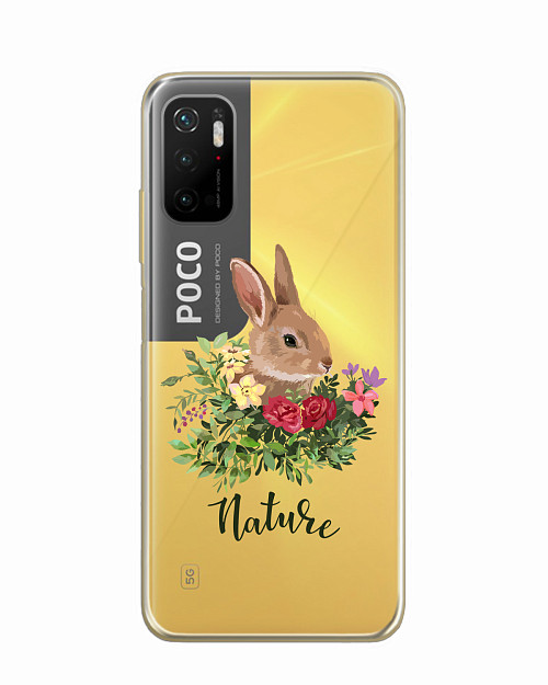 Силиконовый чехол для Poco M3 Pro Кролик