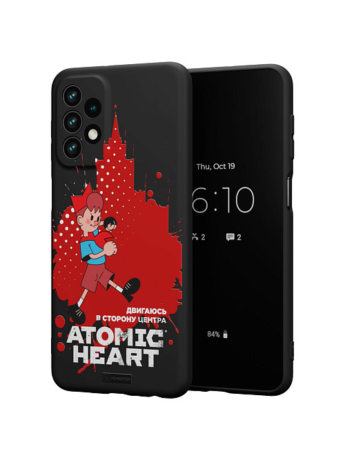 Силиконовый чехол для Samsung A23 (5G) "Atomic Heart: В сторону центра"