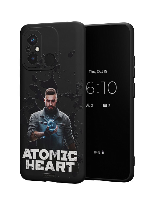 Силиконовый чехол для Poco C55 "Atomic Heart: Товарищ Нечаев"