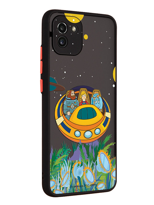 Противоударный чехол для Samsung Galaxy A03 "Тайна 3 планеты: Космическое Путешествие"