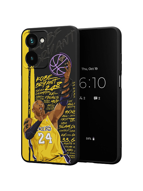 Силиконовый чехол для realme 10 (4G) "NOVEL: Kobe Bryant"