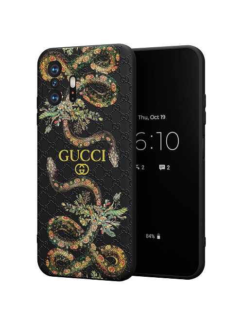 Силиконовый чехол для Xiaomi 11T Pro "NOVEL: Gucci"