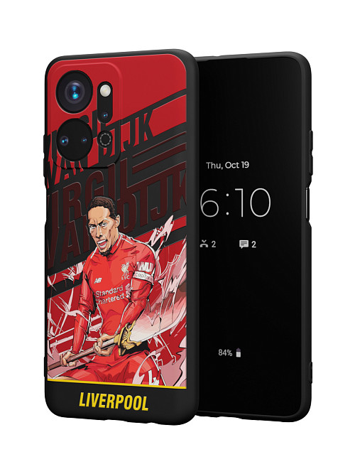 Силиконовый чехол для Honor X7a "NOVEL: Liverpool"