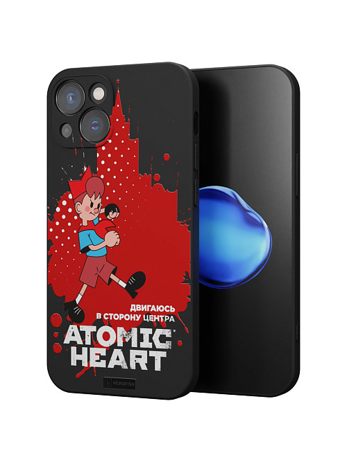 Силиконовый чехол для Apple iPhone 14 Plus "Atomic Heart: В сторону центра"