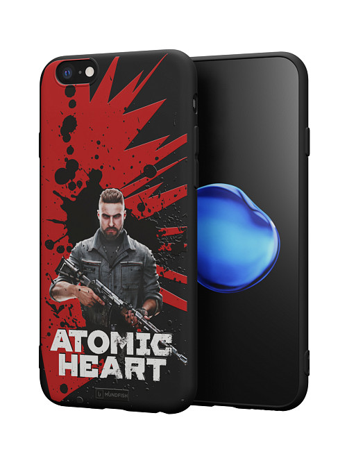 Силиконовый чехол для Apple iPhone 6S "Atomic Heart: Майор Нечаев"