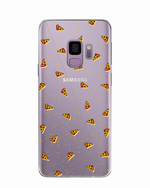 Силиконовый чехол для Samsung Galaxy S9 Пицца