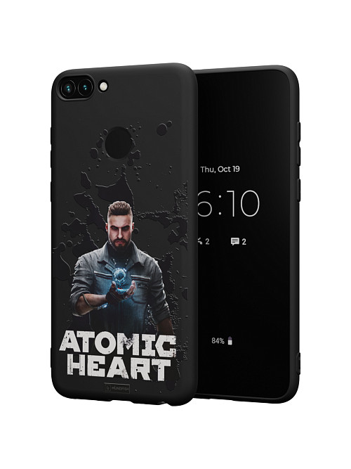 Силиконовый чехол для Huawei P Smart (2018) "Atomic Heart: Товарищ Нечаев"