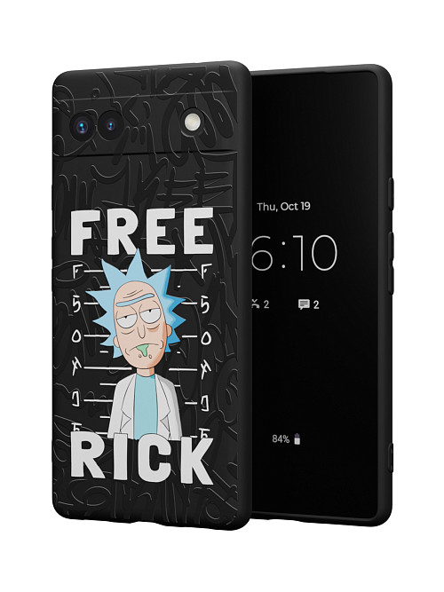 Силиконовый чехол для Google Pixel 6a "NOVEL: Free Rick"