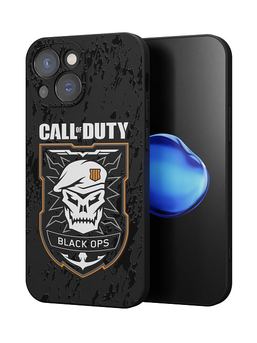 Силиконовый чехол для Apple iPhone 15 "NOVEL: Call of Duty"