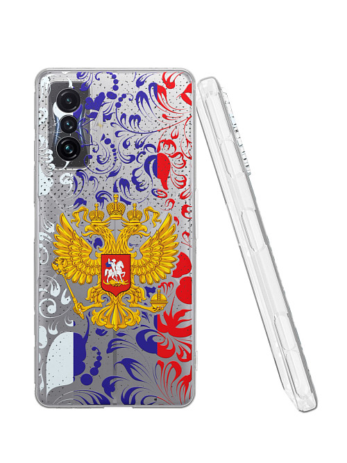 Силиконовый чехол для Xiaomi Redmi K50 Gaming Edition "Герб Российской Федерации"