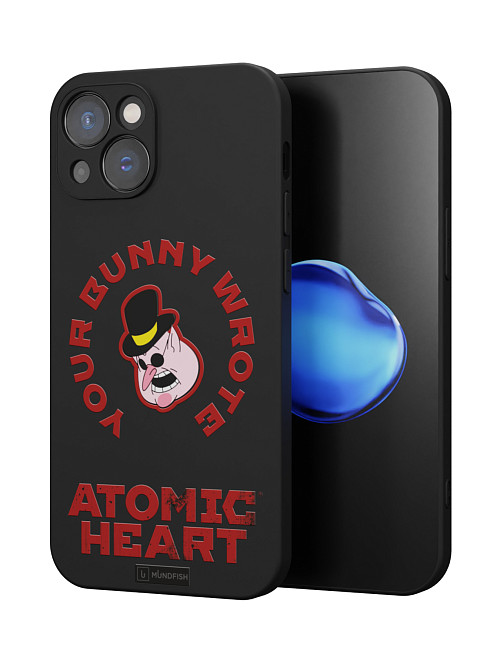 Силиконовый чехол для Apple iPhone 15 "Atomic Heart: Капиталист"