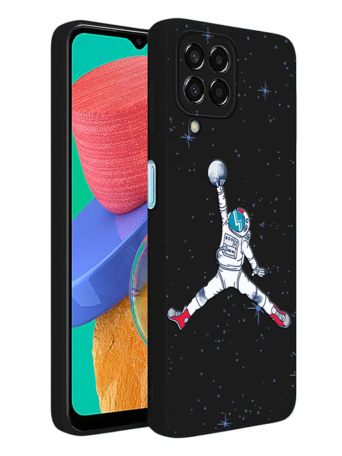 Силиконовый чехол для Samsung Galaxy M33 (5G) Космический баскетбол