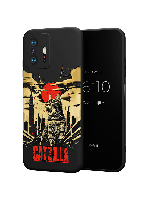 Силиконовый чехол для Xiaomi 11T "Catzilla"