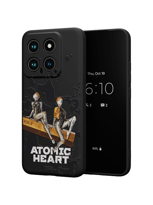 Силиконовый чехол для Xiaomi 14 "Atomic Heart: Боевые близняшки"