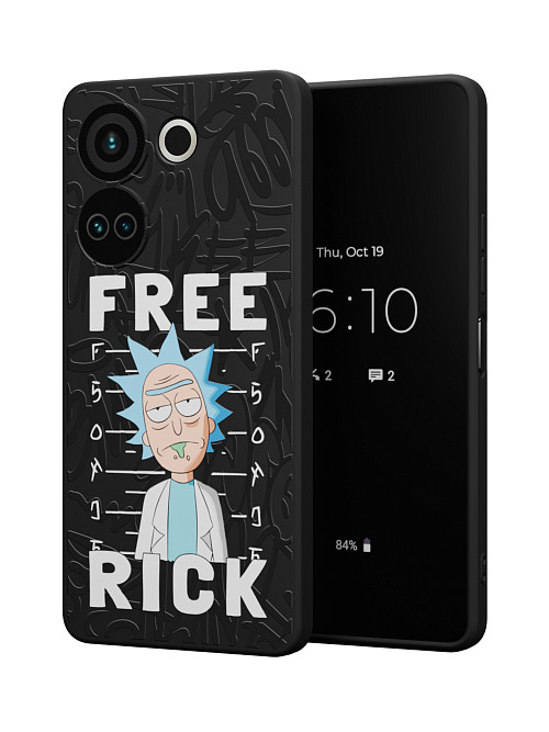 Силиконовый чехол для Tecno Camon 20 Pro (4G) "NOVEL: Free Rick"