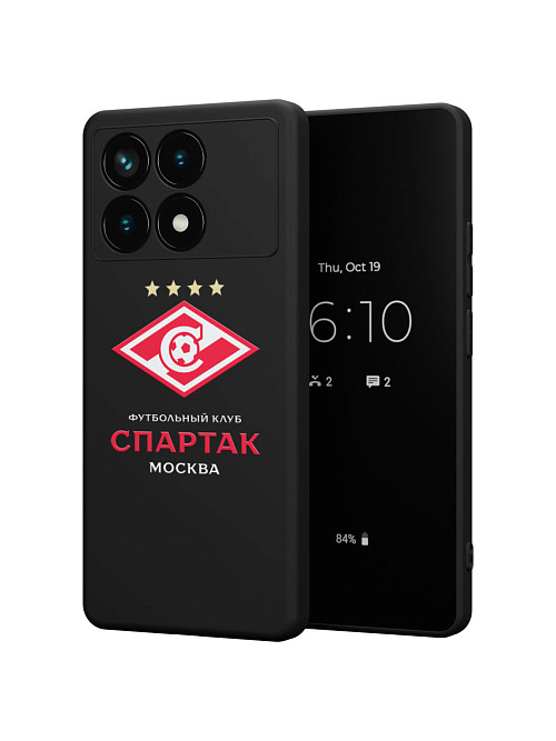 Силиконовый чехол для Poco X6 Pro (5G) "ФК Спартак Москва"