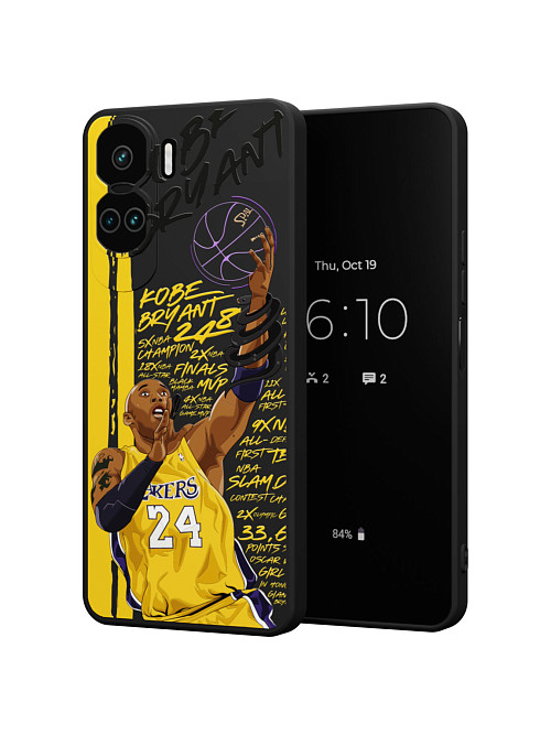 Силиконовый чехол для Honor X50i "NOVEL: Kobe Bryant"