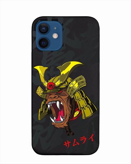 Силиконовый чехол для Apple iPhone 12 Mini Samurai Kong