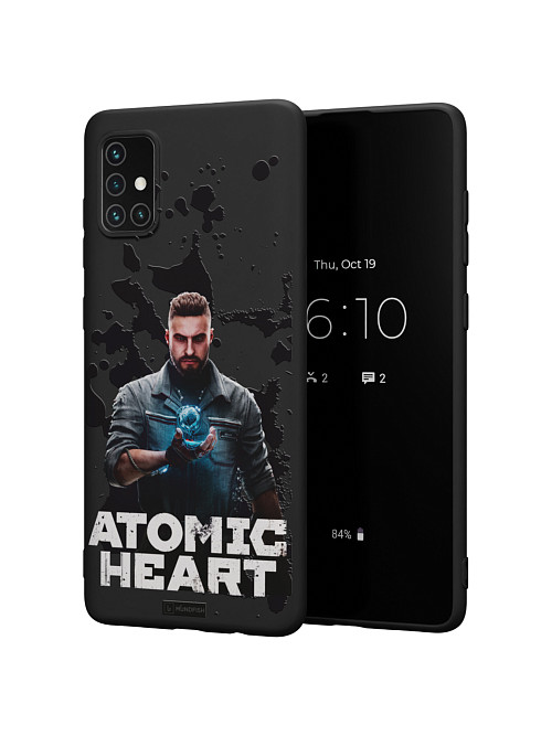 Силиконовый чехол для Samsung Galaxy A71 "Atomic Heart: Товарищ Нечаев"