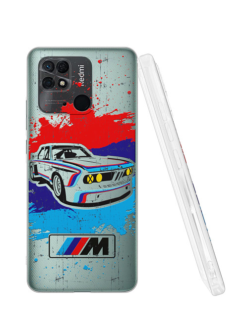 Силиконовый чехол для Xiaomi Poco C40 "BMW"