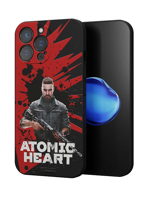 Силиконовый чехол для Apple iPhone 13 Pro Max "Atomic Heart: Майор Нечаев"