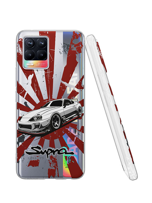 Силиконовый чехол для realme 8 "Toyota Supra"