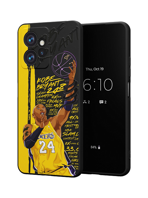 Силиконовый чехол для Xiaomi Redmi Note 12 (4G) "NOVEL: Kobe Bryant"