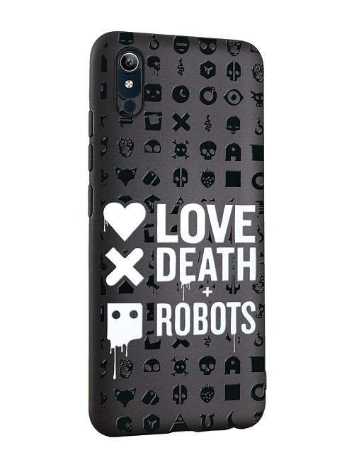 Силиконовый чехол для Vivo Y91C Любовь Смерть Роботы