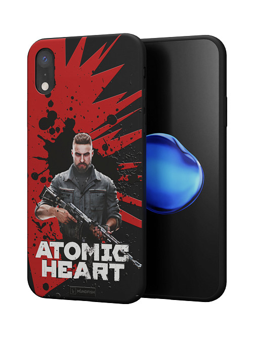 Силиконовый чехол для Apple iPhone Xr "Atomic Heart: Майор Нечаев"