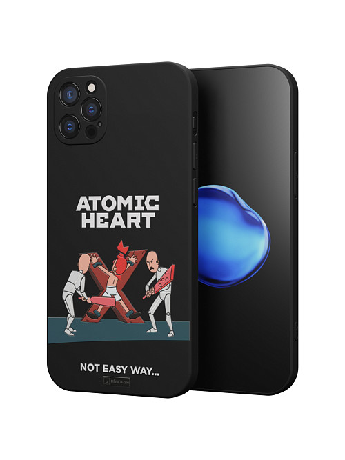 Силиконовый чехол для Apple iPhone 12 Pro Max "Atomic Heart: Not Easy Way"