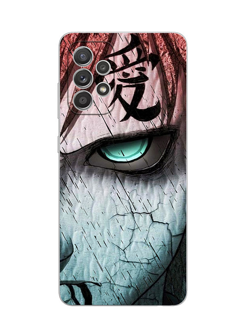 Силиконовый чехол для Samsung Galaxy A33 (5G) Naruto Shippuden - Gaara grimm face