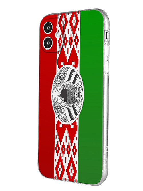 Силиконовый чехол для Apple iPhone 11 Флаг Беларуси