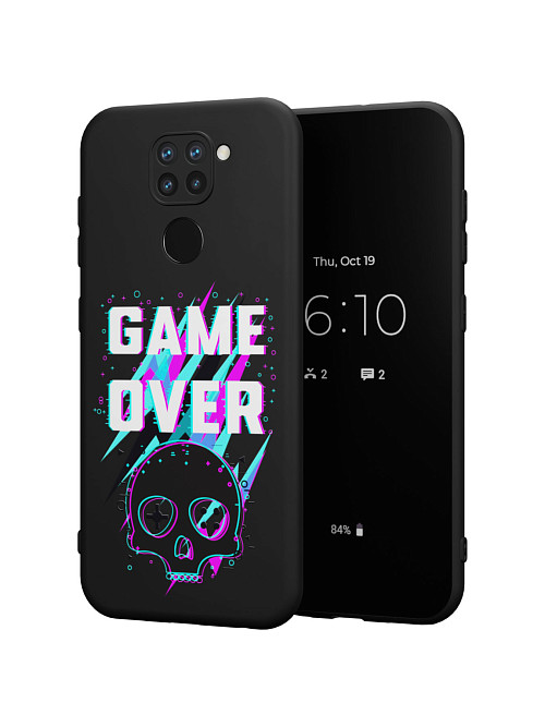 Силиконовый чехол для Xiaomi Redmi Note 9 "Game over"