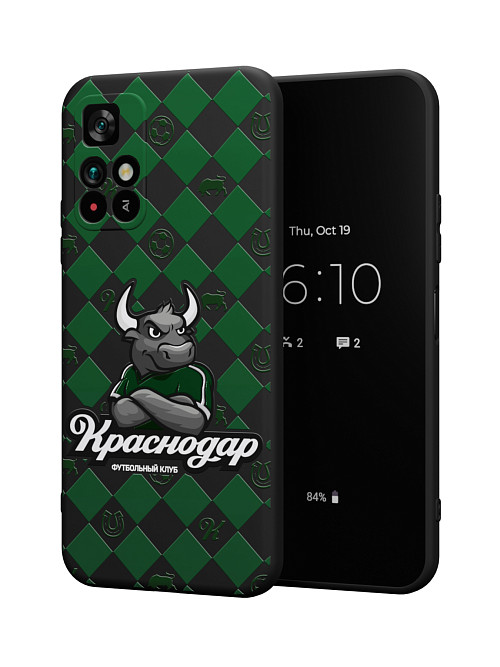 Силиконовый чехол для Poco M4 Pro (5G) "Краснодар: Маскот клуба"