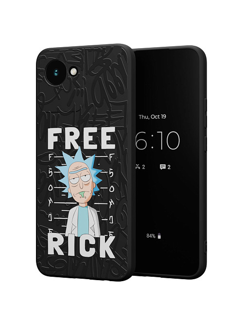 Силиконовый чехол для realme C30/C30S/realme Narzo 50i Prime "NOVEL: Free Rick"