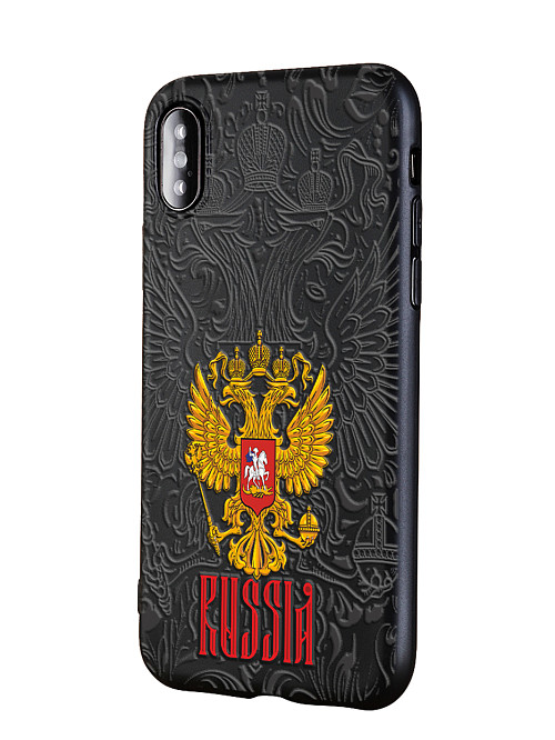 Силиконовый чехол для Apple iPhone Xs "Россия"