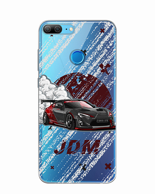 Силиконовый чехол для Honor 9 Lite JDM машина