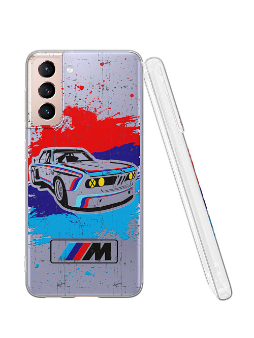 Силиконовый чехол для Samsung Galaxy S21 (5G) "BMW"