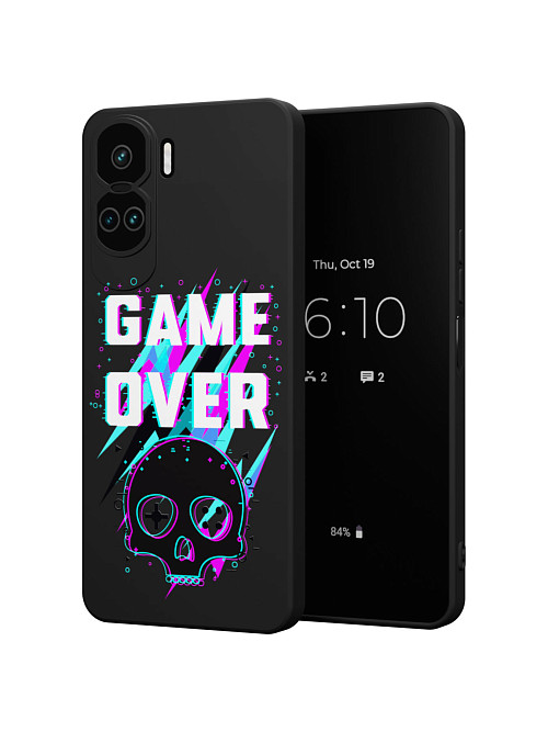 Силиконовый чехол для Honor X50i "Game over"