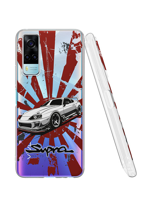 Силиконовый чехол для Vivo Y31 "Toyota Supra"