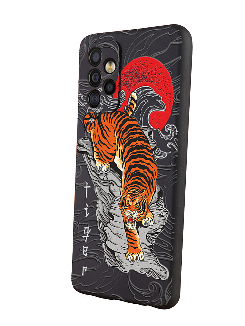 Силиконовый чехол для Samsung Galaxy A52 (4G) "Китайский тигр"