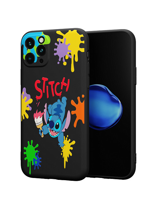 Силиконовый чехол для Apple iPhone 11 Pro "NOVEL: Stitch paints"