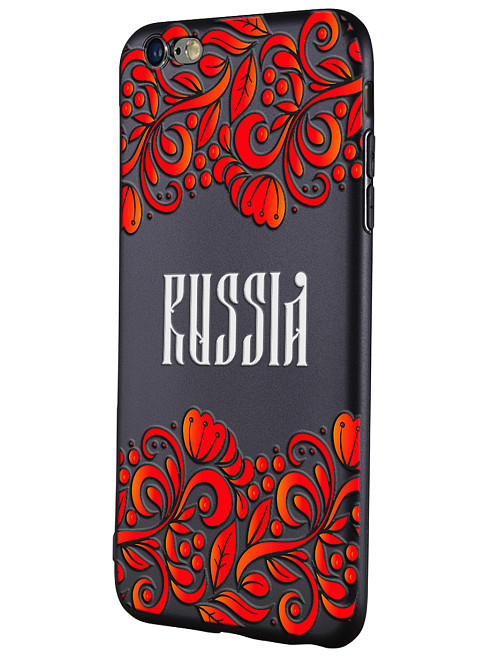 Силиконовый чехол для Apple iPhone 6S Plus Русский стиль