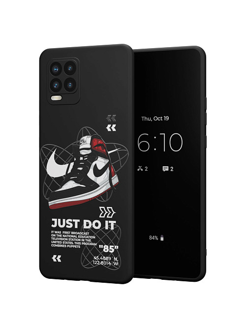 Силиконовый чехол для realme 8 "NOVEL: Just Do It"